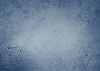 Blue textured concrete wall background