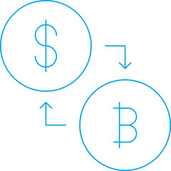 Conversion single vector illustration icon