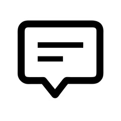Fototapeta premium comment alt middle vector flat icon