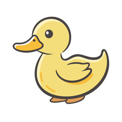 duckling icon, duckling vector illustration-simple illustration of duckling, perfect for duckling logos and icons