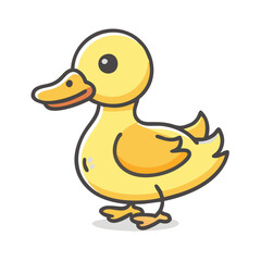 duckling icon, duckling vector illustration-simple illustration of duckling, perfect for duckling logos and icons