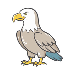 eagle icon, eagle vector illustration-simple illustration of eagle, perfect for eagle logos and icons