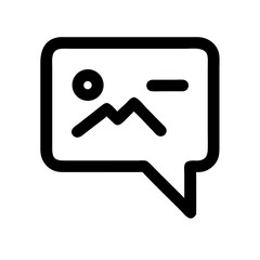 comment quote  vector flat icon