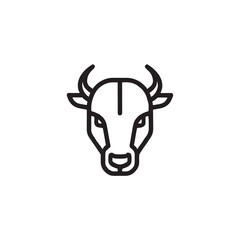 cow head vector