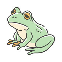 frog icon, frog vector illustration-simple illustration of frog, perfect for frog logos and icons
