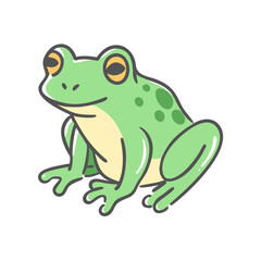frog icon, frog vector illustration-simple illustration of frog, perfect for frog logos and icons