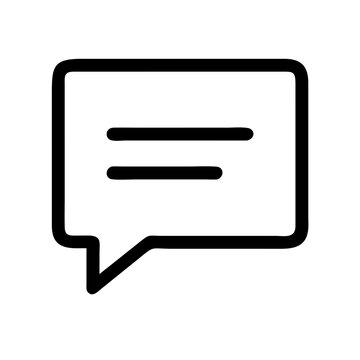 comments  vector flat icon