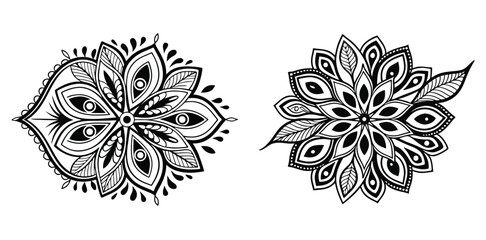 vector collection Mandala art design