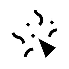 confetti  vector flat icon