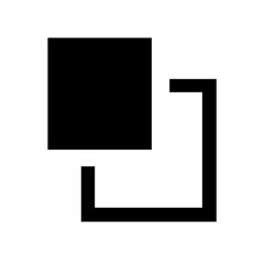 copy glyph  vector flat icon