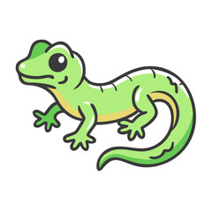 lizard icon, lizard vector illustration-simple illustration of lizard, perfect for lizard logos and icons