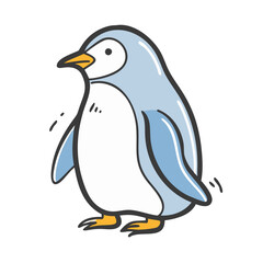 penguin icon, penguin vector illustration-simple illustration of penguin, perfect for penguin logos and icons