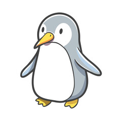 penguin icon, penguin vector illustration-simple illustration of penguin, perfect for penguin logos and icons