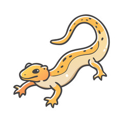 salamander icon, salamander vector illustration-simple illustration of salamander, perfect for salamander logos and icons