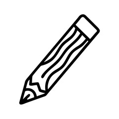 Pencil icons symbolize creativity and artistic expression. Essential for drawing, writing, and educational themes, these designs reflect the art of communication through simple tools.