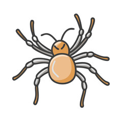 spider icon, spider vector illustration-simple illustration of spider, perfect for spider logos and icons