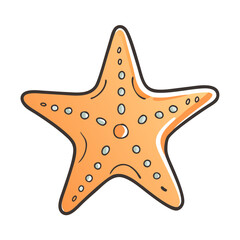 starfish icon, starfish vector illustration-simple illustration of starfish, perfect for starfish logos and icons