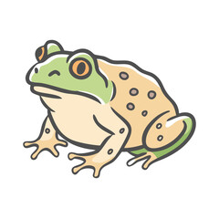 toad icon, toad vector illustration-simple illustration of toad, perfect for toad logos and icons