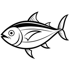 vector illustration of a fish