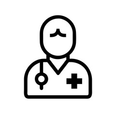 doctor  vector flat icon