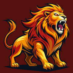 lion head mascot