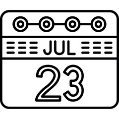 July 23 Icon