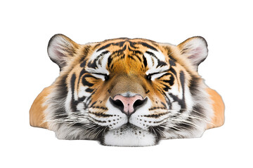 Fototapeta premium a portrait of an animal on a transparent background, PNG image, PNG file, Generative art.