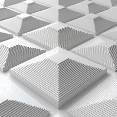 Concentric square frames, receding perspective, subtle light sources, vanishing point focus, nested shapes.