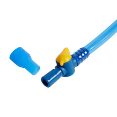 Water bladder hose isolated white background