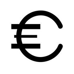 euro  vector flat icon