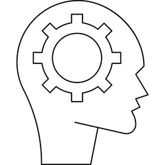 Logic single vector illustration icon