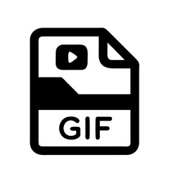 gif  vector flat icon