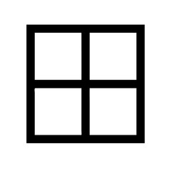 grid alt glyph  vector flat icon