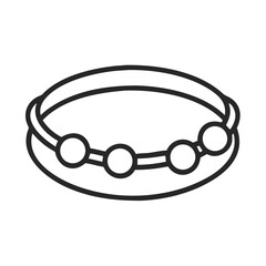 Bracelet Icon Design for Jewelry, Fashion, and Accessories Themes