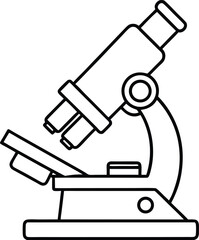 microscope vector illustration
