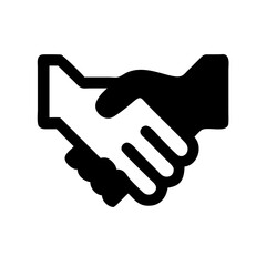 handshake  vector flat icon