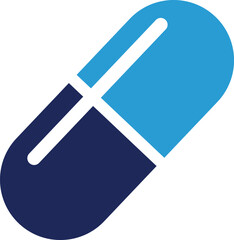 vector illustration of an illustration of a pill