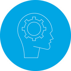 Logic single vector illustration icon