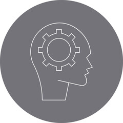 Logic single vector illustration icon