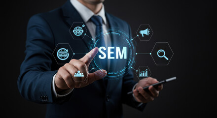 SEM Strategy: Boost Your Online Presence! Optimize Search Engine Marketing for Maximum ROI & Business Growth. Digital Marketing Solutions