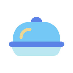 Fototapeta premium Food Tray Icon for Catering, Dining, and Food Service