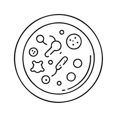 petri dish icon, petri dish vector illustration-simple illustration of petri dish, perfect for petri dish logos and icons