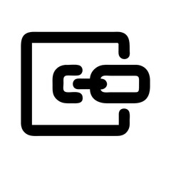 link alt  vector flat icon