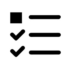 list  vector flat icon