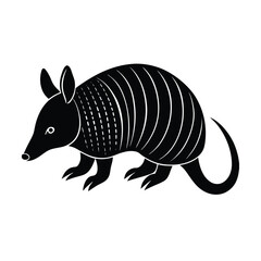 Armadillo silhouette.