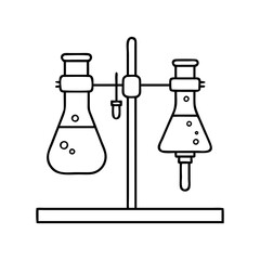 titration stand icon, titration stand vector illustration-simple illustration of titration stand, perfect for titration stand logos and icons