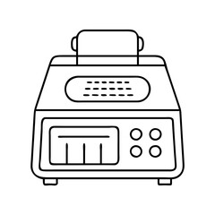 thermocycler icon, thermocycler vector illustration-simple illustration of thermocycler, perfect for thermocycler logos and icons