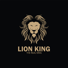 lion king vector logo icon templater illustration template design