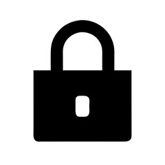 lock  vector flat icon