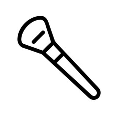 makeup brush  vector flat icon